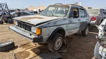 Junked 1984 Volkswagen Rabbit L 4-door hatchback